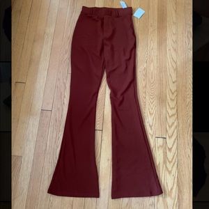 Rusty/Brown Bootcut Pants
